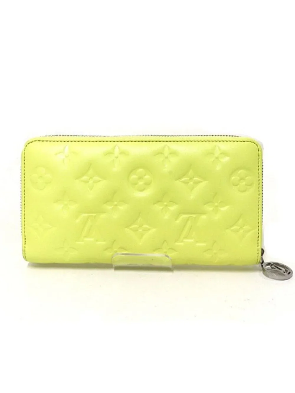 Louis Vuitton Zippy Wallet Coussin Lambskin Monogram Yellow